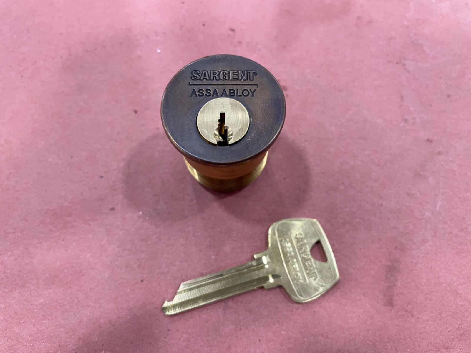 New – Hotel Function Sargent Mortise Cylinder – 0 Bit – With Blanks – Locksport