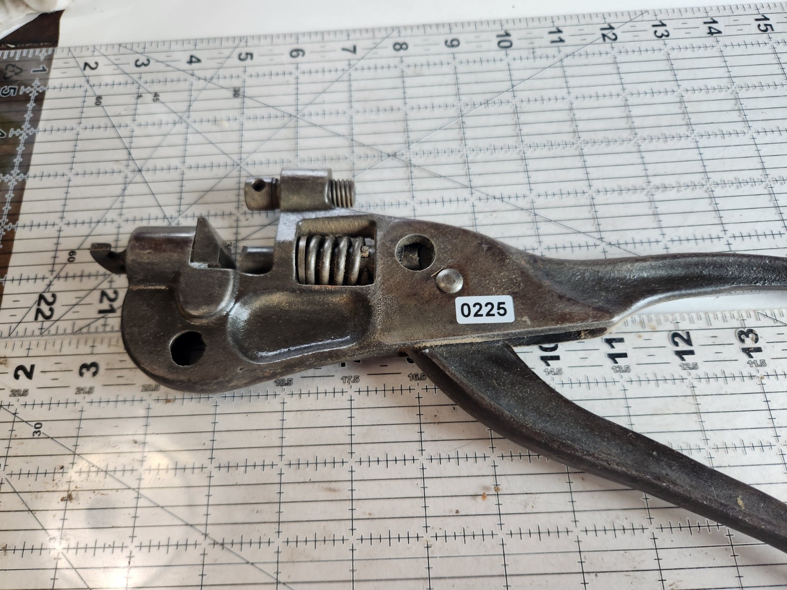 Antique Morrill Large Saw Set 2 Man Crosscut Pat Dec 14, 1880 Working 14”