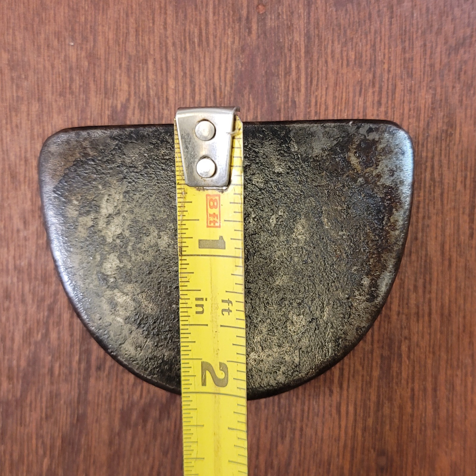 Vintage “Forged” Heel Dolly Metal Working Tool “Red Coloring” 1 Lb. 4 oz.