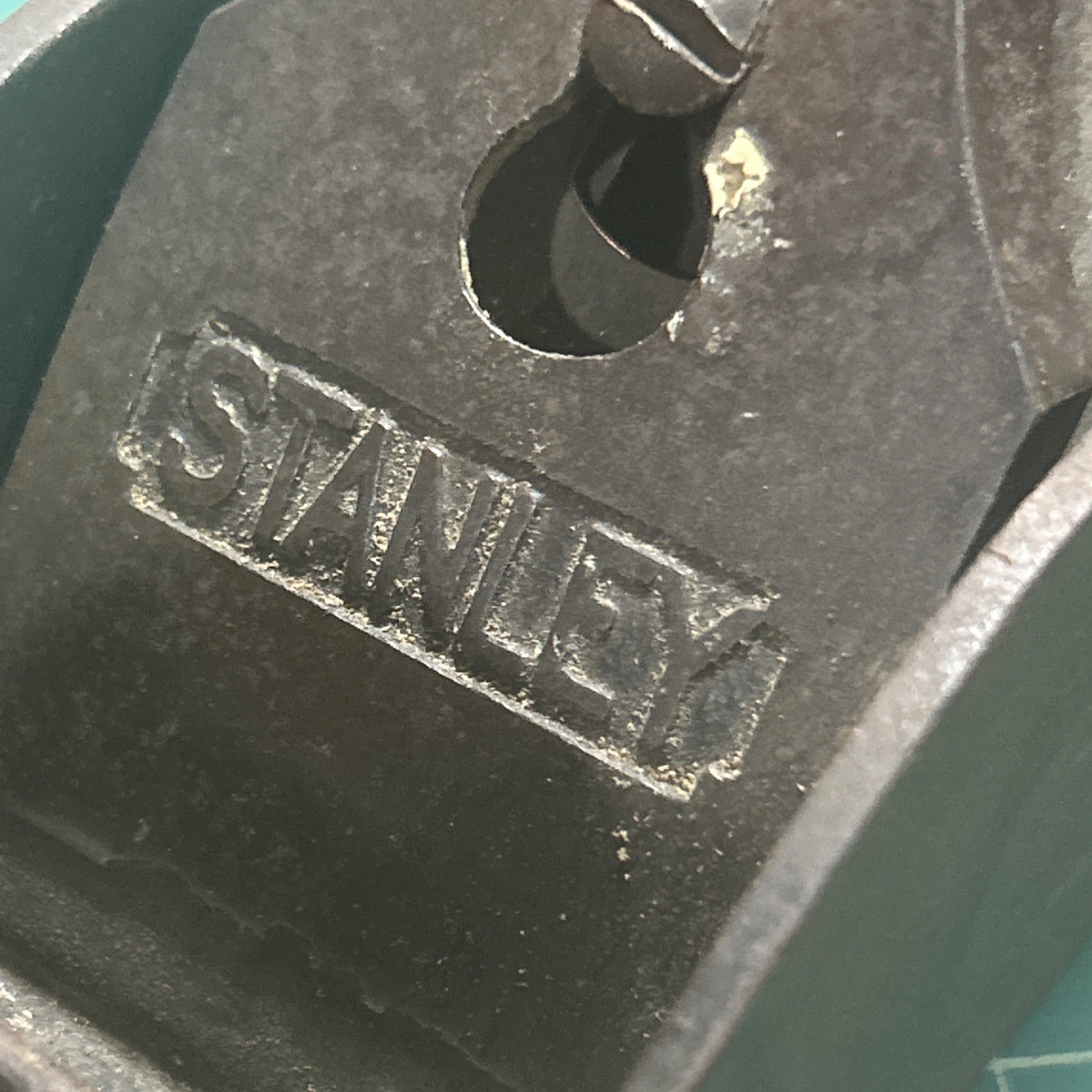 Vtg Sharp Heart Makers Mark STANLEY BAILEY NO. 5 TYPE 11 1910 CORRUGATED BOTTOM