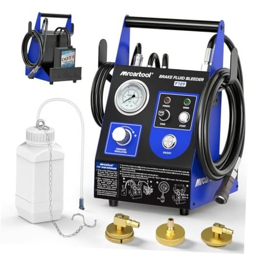F109 Automatic Brake Bleeder Kit 110V Electric Brake Fluid Bleeder UPGRAGE F109