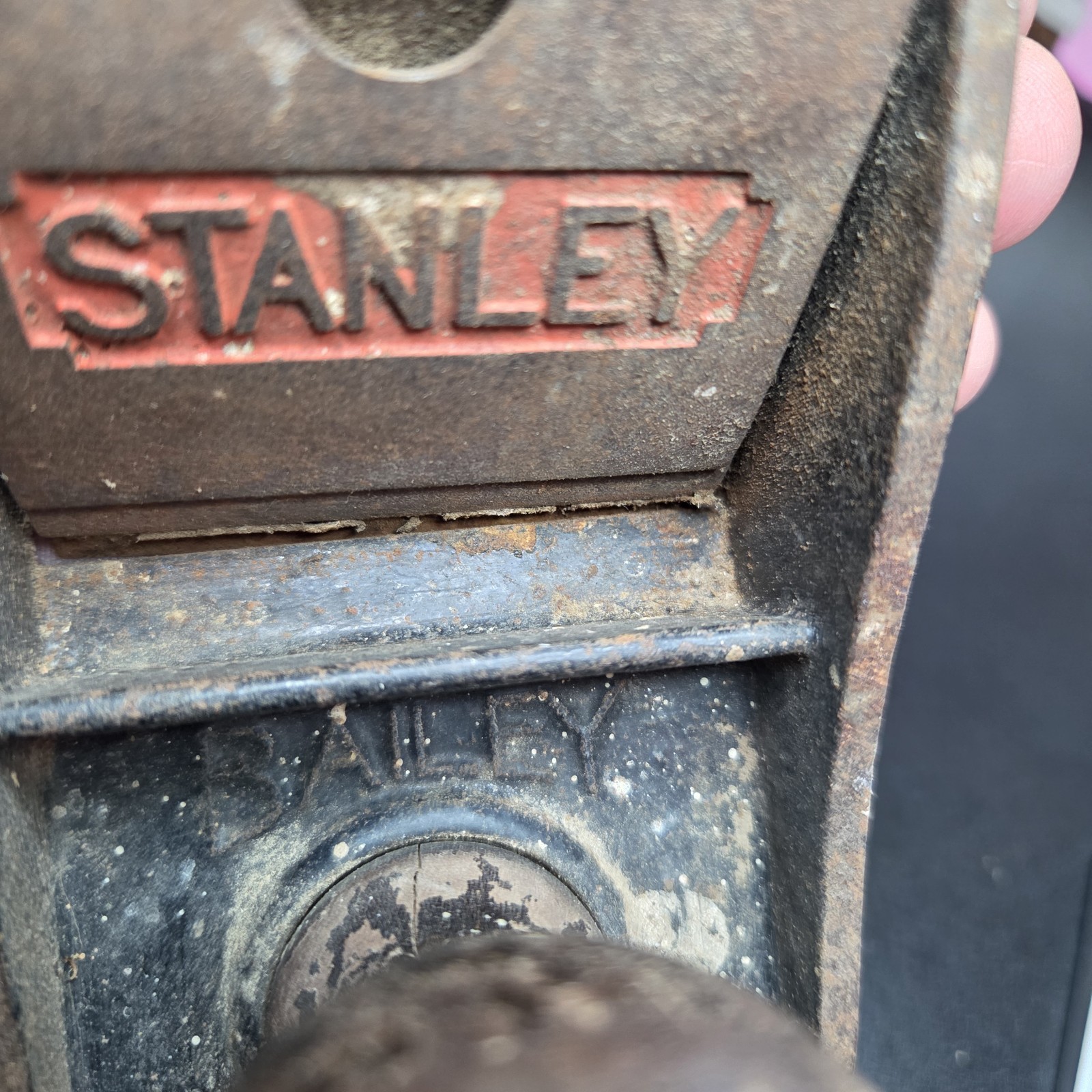 Vintage Stanley Bailey No.4 Wood 9.5″ Plane Smooth Botton Made In USA