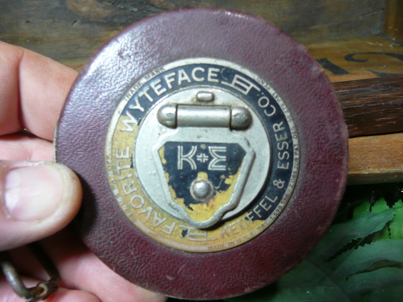 Vintage KUEFFEL & ESSER WYTEFACE 25FT plus SCHACO SOUTHINGTON HARDWARE SQUARE