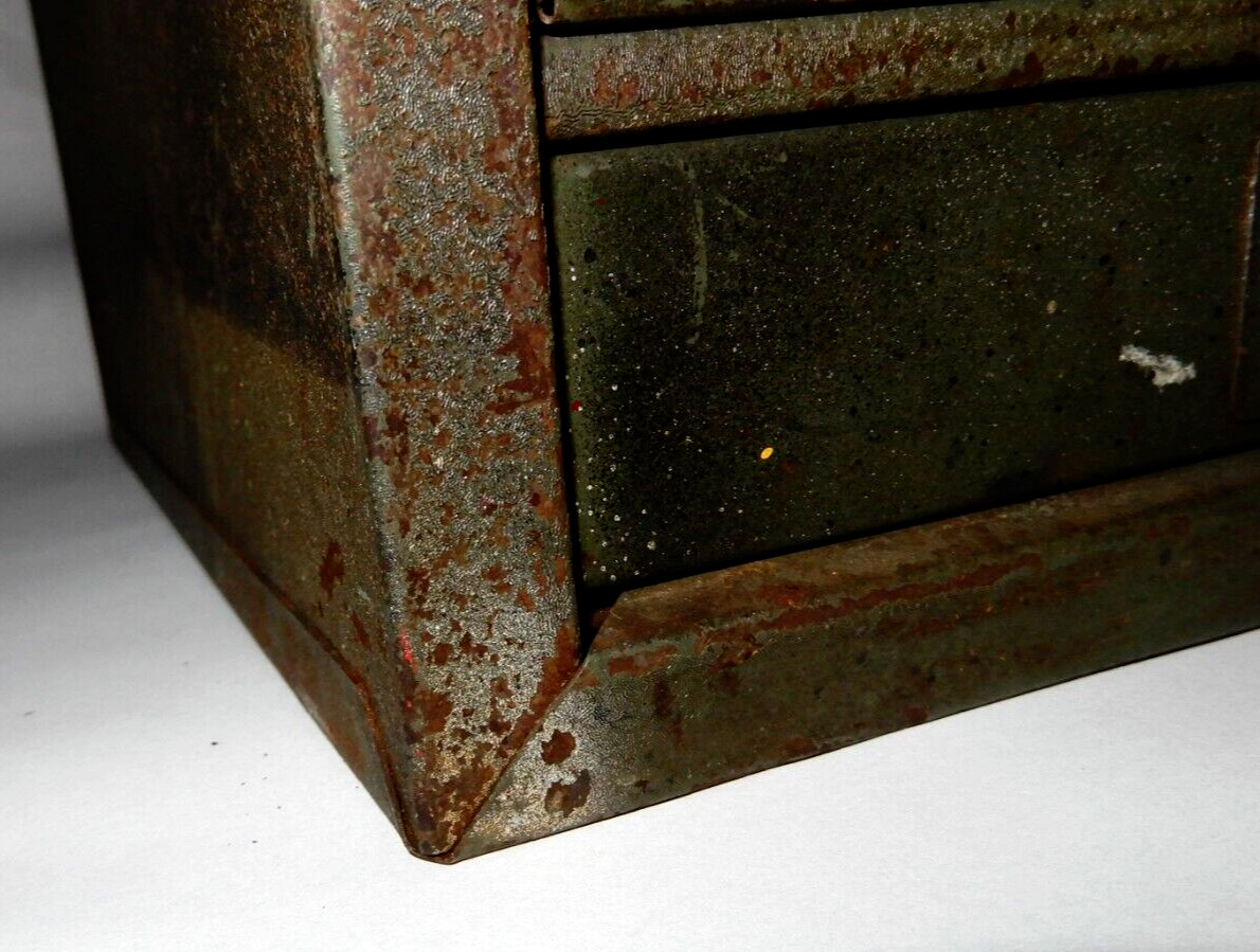 VINTAGE KENNEDY 5 DRAWER PARTS HARDWARE ORGANIZER BOX CHEST MACHINIST CABINET