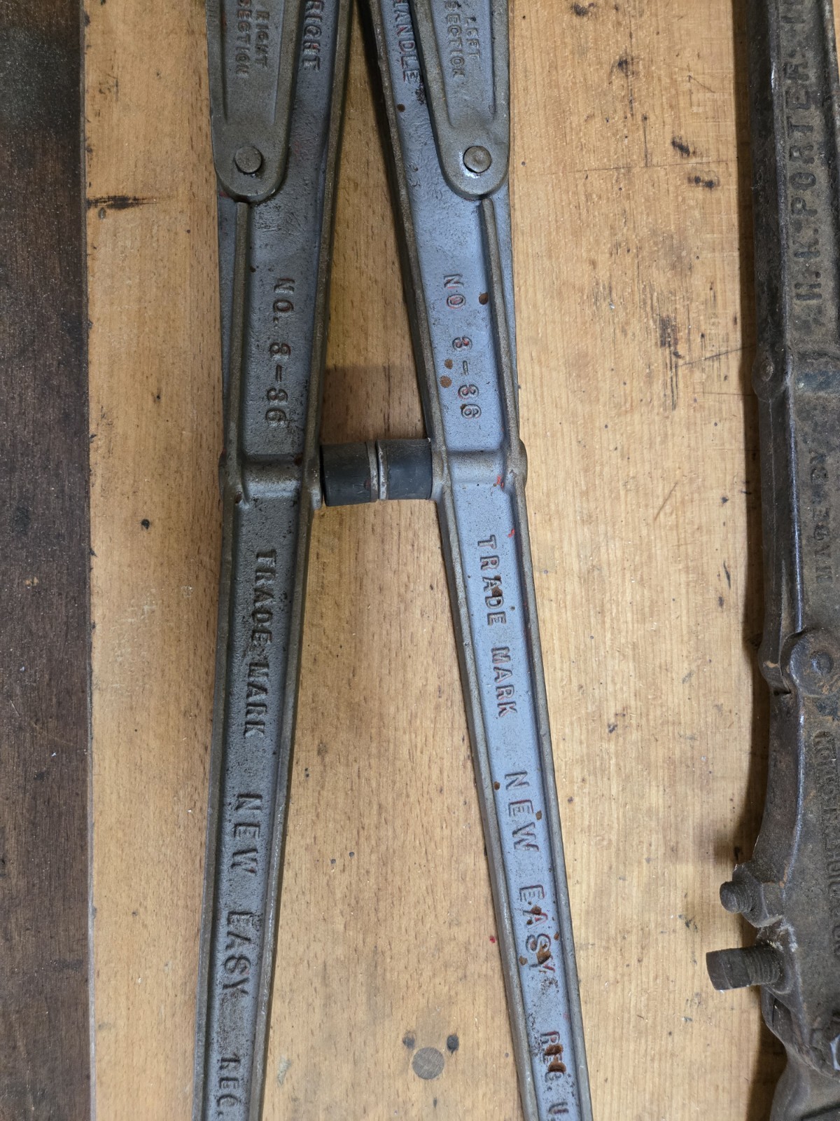 H K Porter LOT of TWO a 36″ Bolt Cutter and a 36″ shear HKP USA