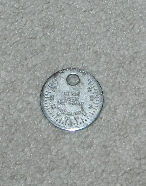 Vintage Champion Spark Plug Taper Gap Gauge CT481