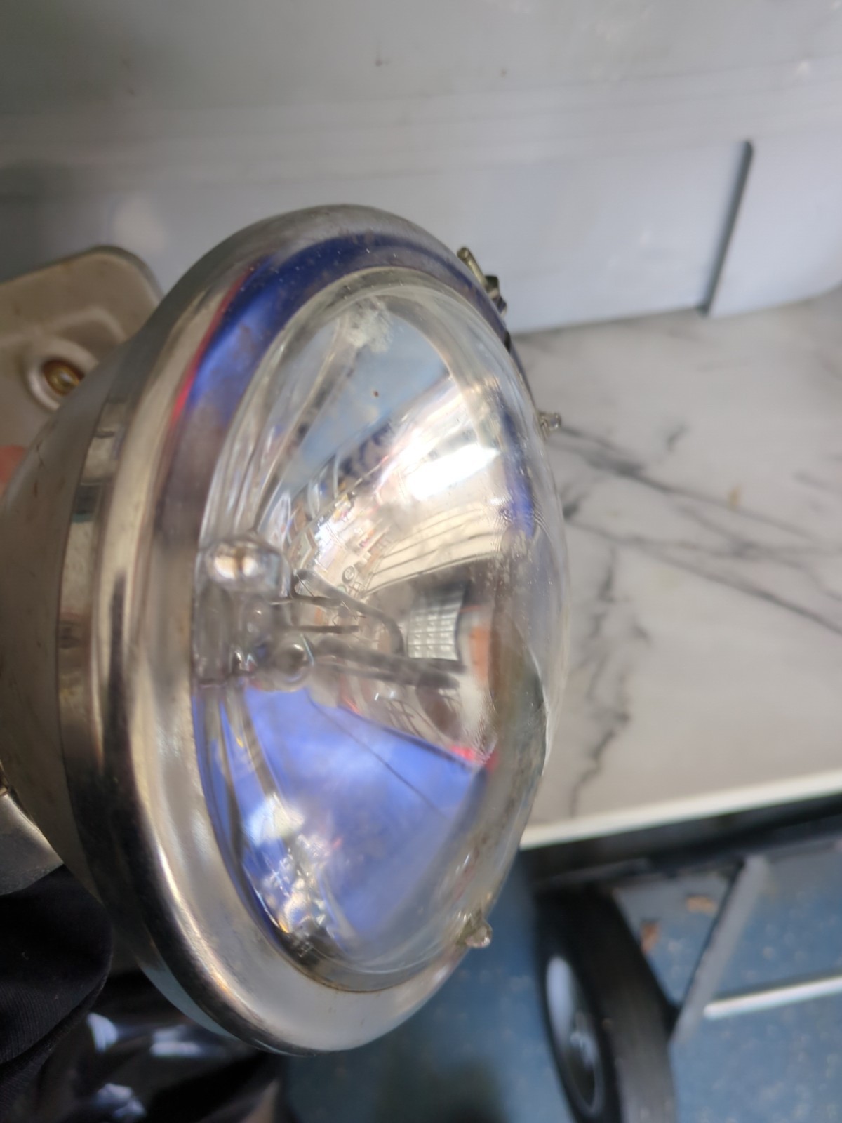 Vtg Teledyne Big Beam Model 1766C Chrome Powerhouse Emergency Response Lantern