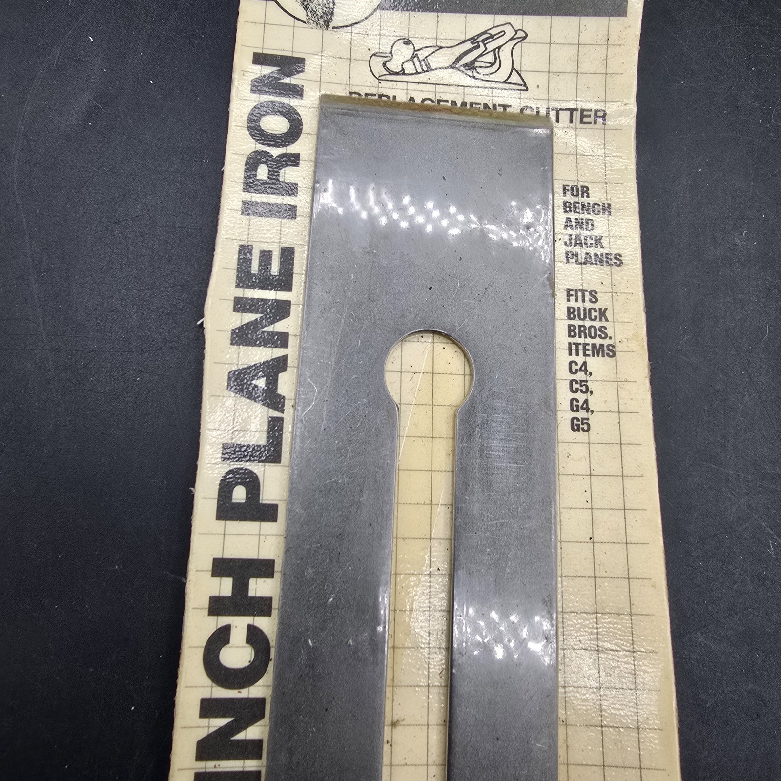 NOS 2 INCH BUCK BROS REPLACEMENT WOOD PLANE BLADE
