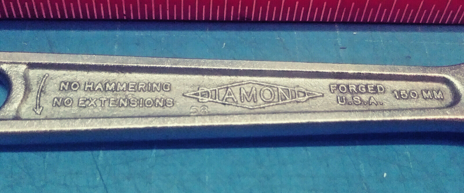 Vintage Diamond Calk & Horseshoe Co. 6″ Adjustable Wrench – Made In USA