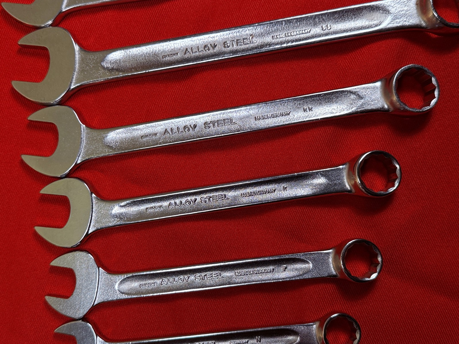 NOS Vintage Stahlwille SAE Open Box 13 series 8 pc Combination Wrench Set