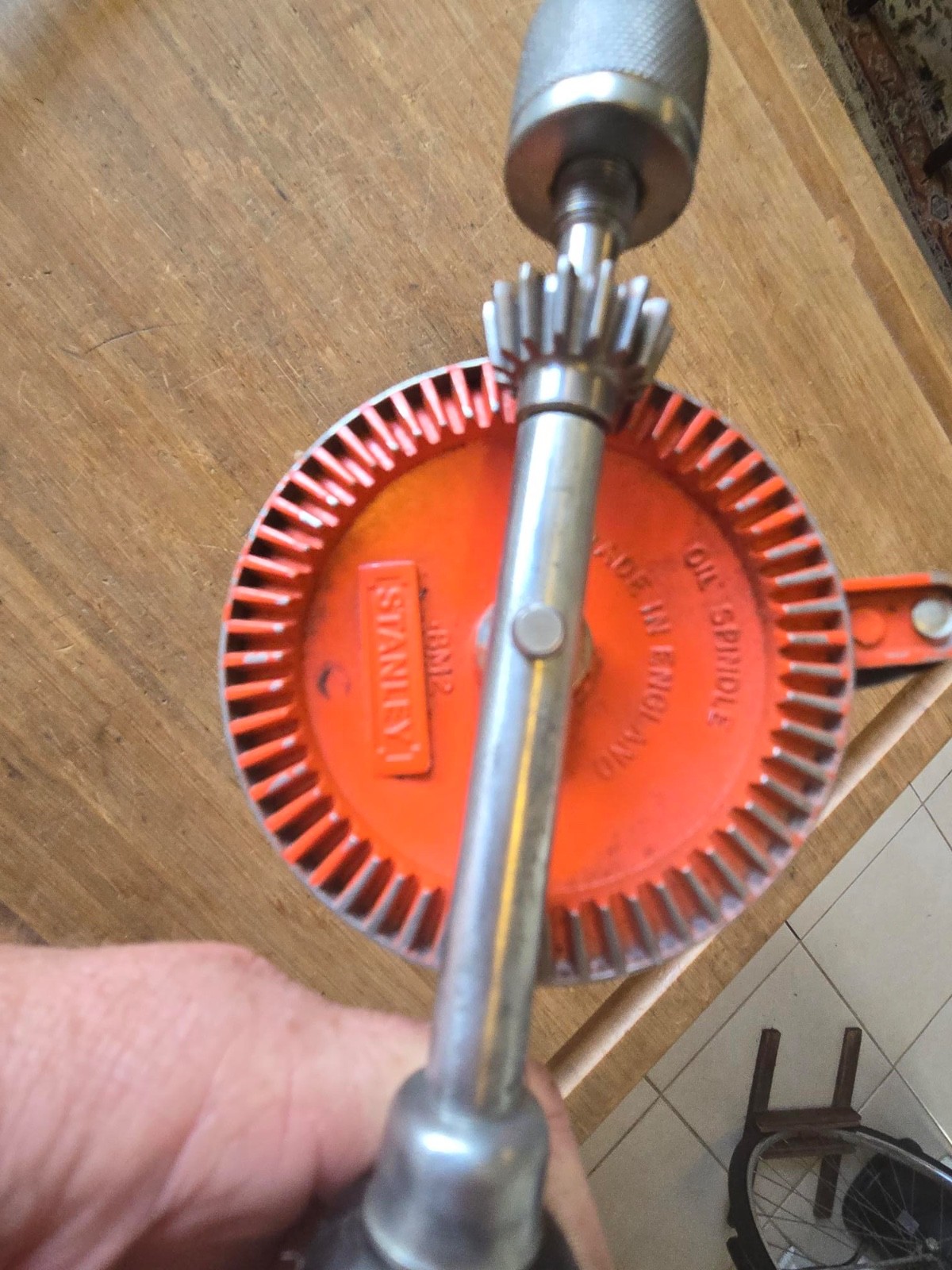 USED Stanley hand drill * Clean & Works Well * England