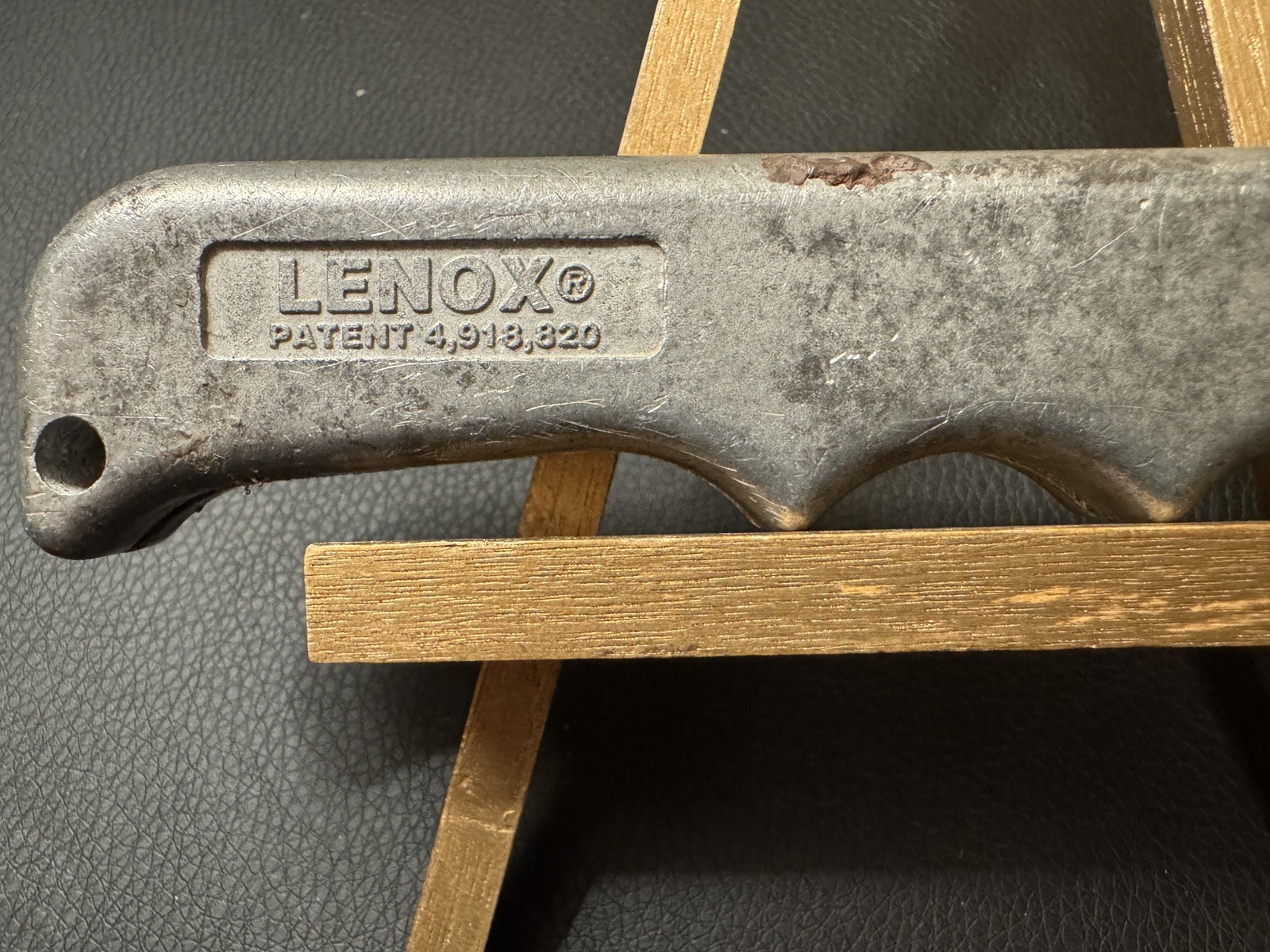 Vintage 7 Inch Lenox Scraper Knife Handle Utility Razor Blade Holder Tool USA