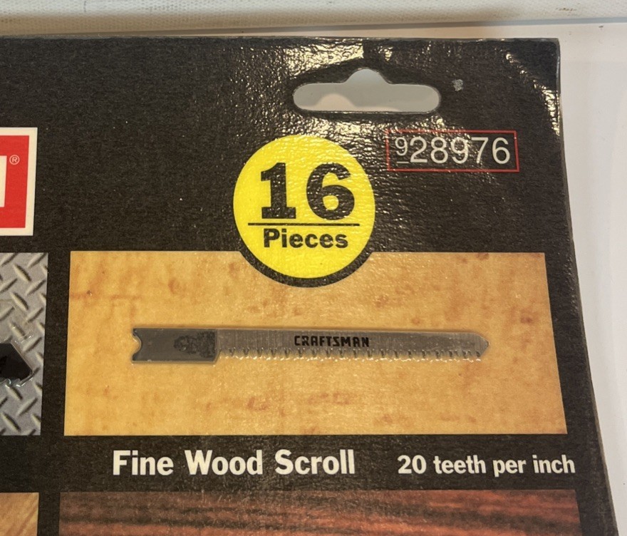 Sears Craftsman 9-28976 13 Piece Sabre Saw Blade Set 1/4” Universal Shank