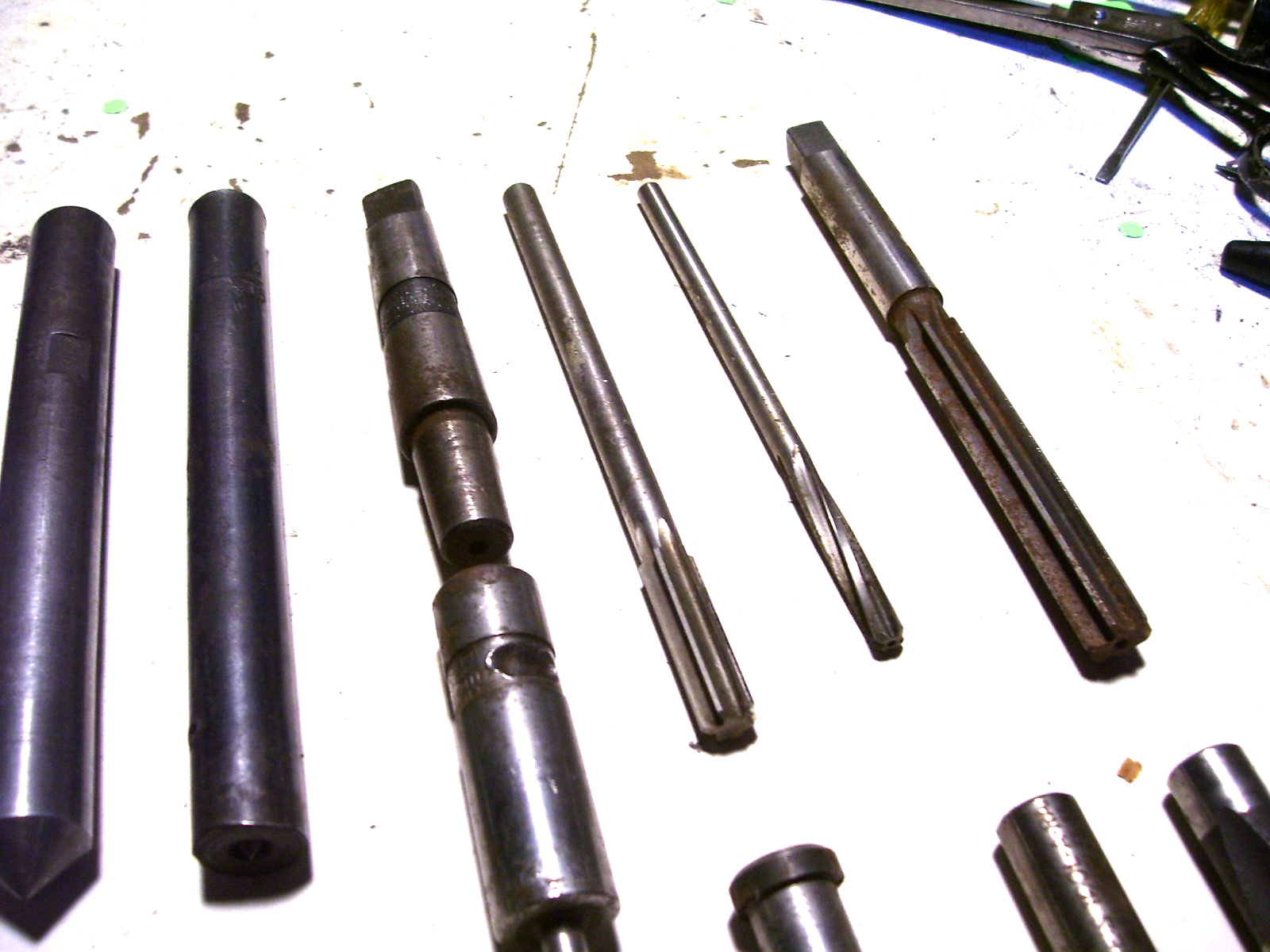 MACHINIST TOOL LATHE MILL Lot of Various Milling Cutters, Punches, Reamers