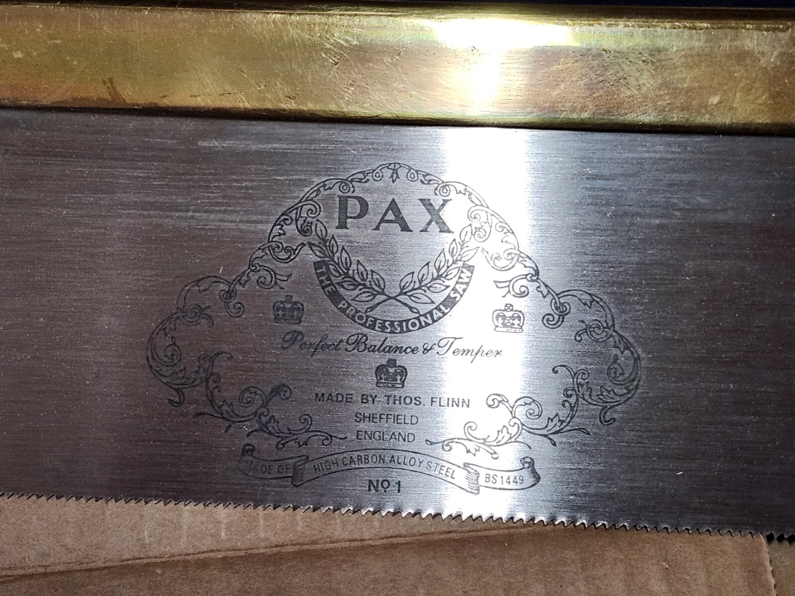 Pax 12″ Tennon Saw 13tpi C/C, Sheffield England, Nice.