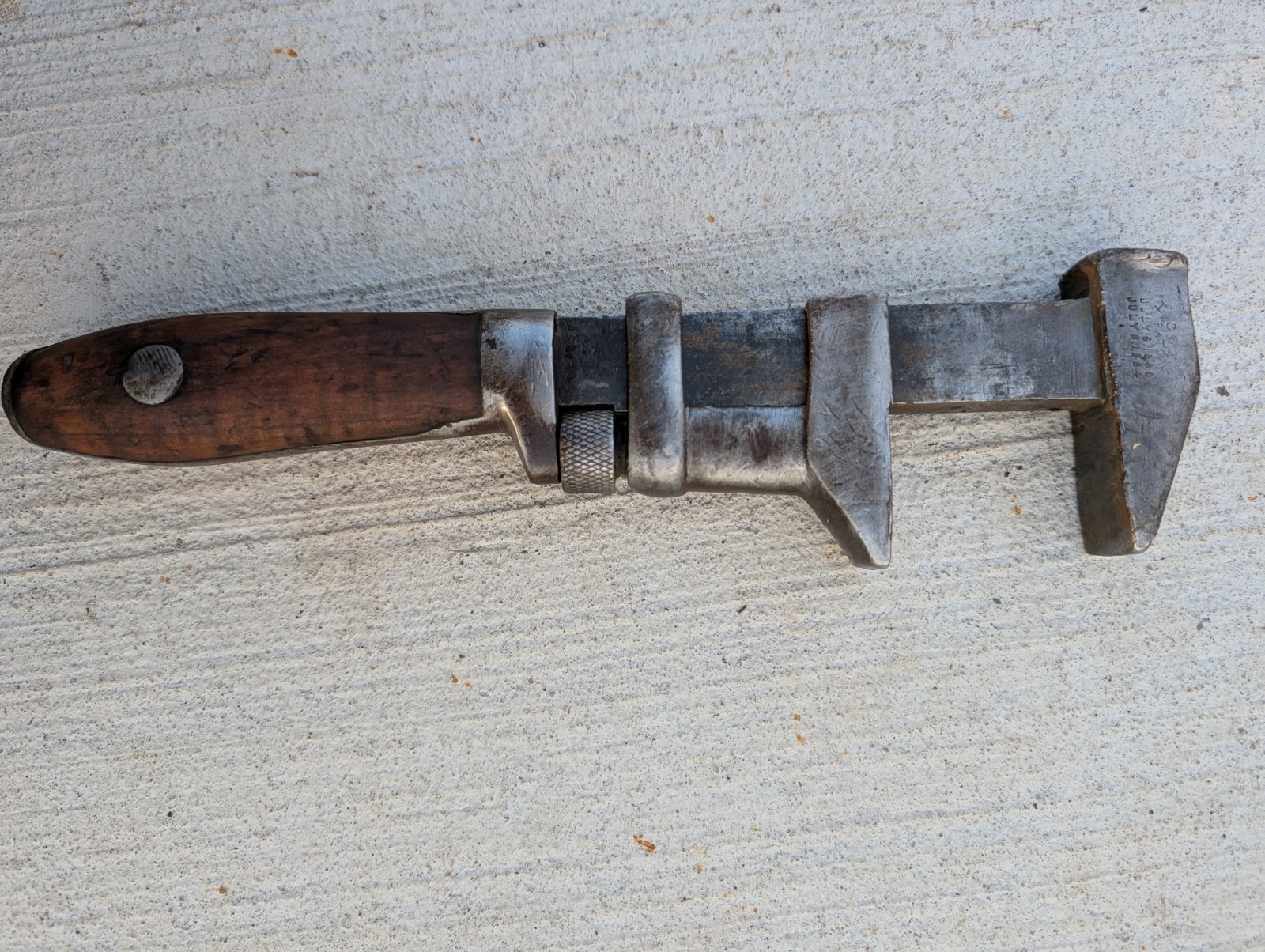 WI Barn Antique “L Coes & Co Worchester Mass Marked “Patent July 6, 1880 & 1884”