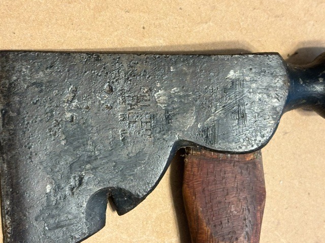 Lot of 4 Vintage Carpenter Axes/Hatchets Plumb, Wards, Millers Falls, Germantown