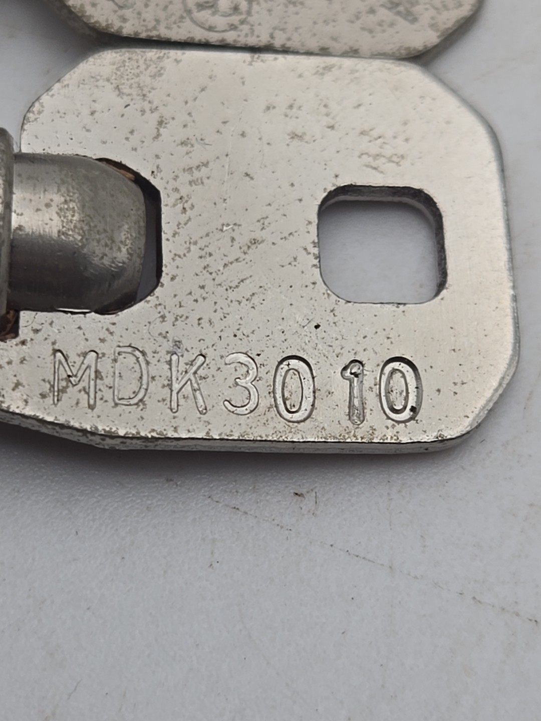 2pc Vintage Chicago Lock MDK3010 ACE Barrel Tubular Cam Lock Replacement Key 9A1