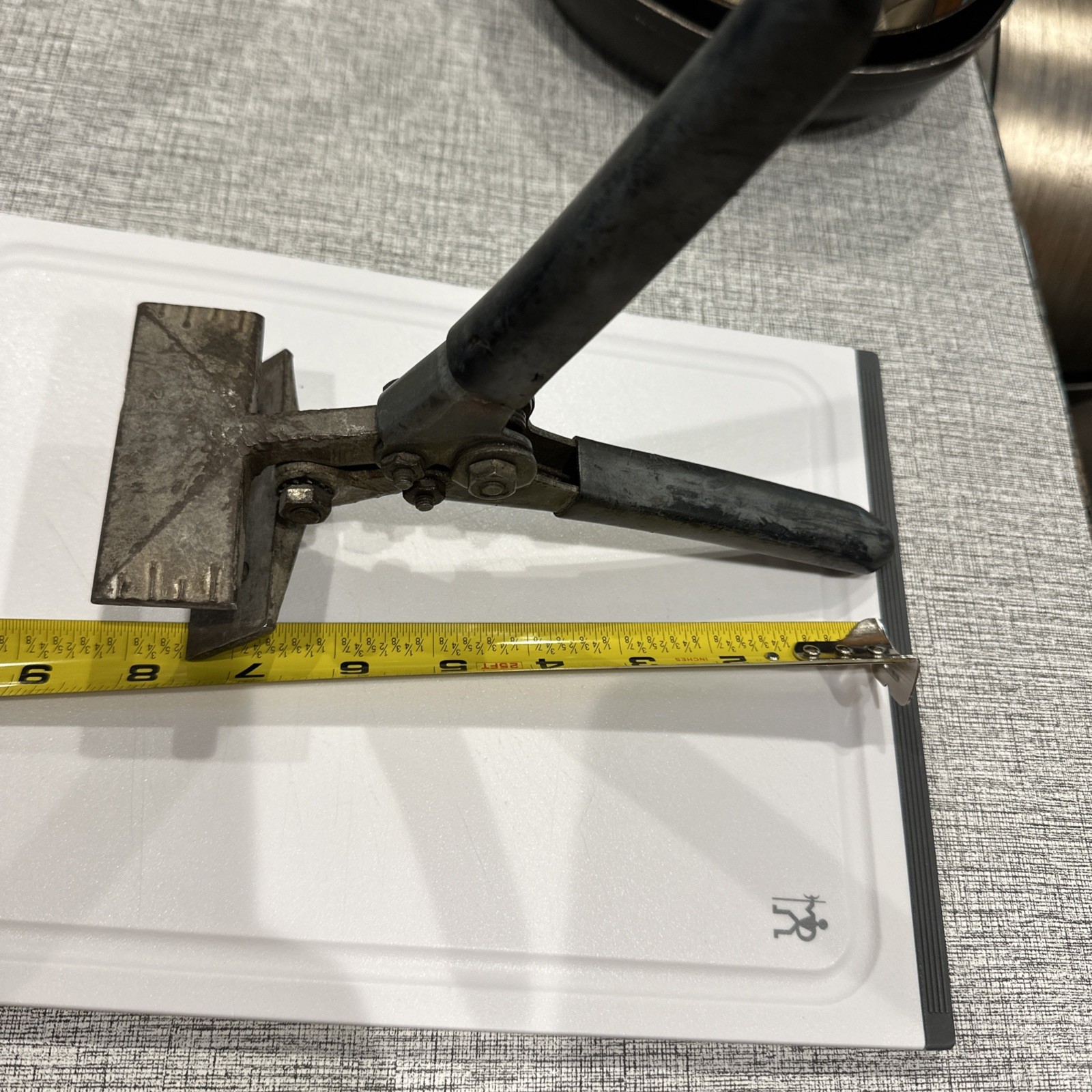 Vintage / Antique 8″ Hand Seamer Sheet Metal Brake Tool Pliers USA Free S & H