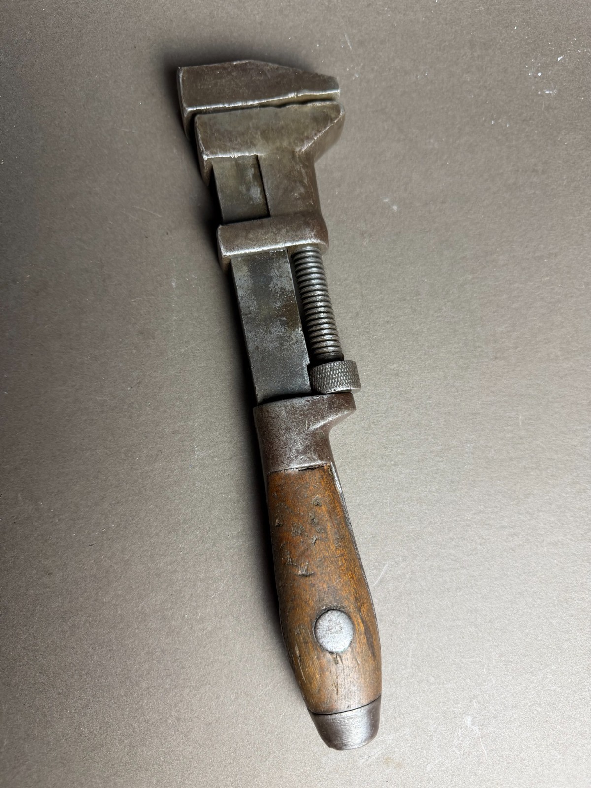 Antique Coes Wrench Co. Monkey Wrench – Worcester, Mass. – 10” Adjustable Wrench