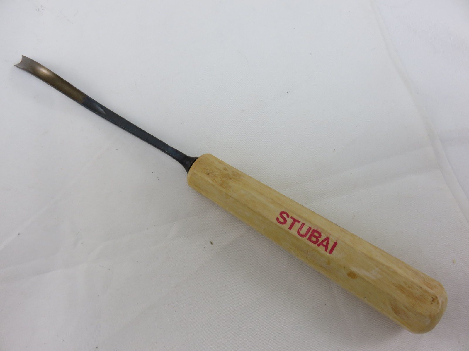 Stubai #38 8 Sweep Inverted Spoon Gouge Wood Carving Chisel 6mm Austria UNUSED