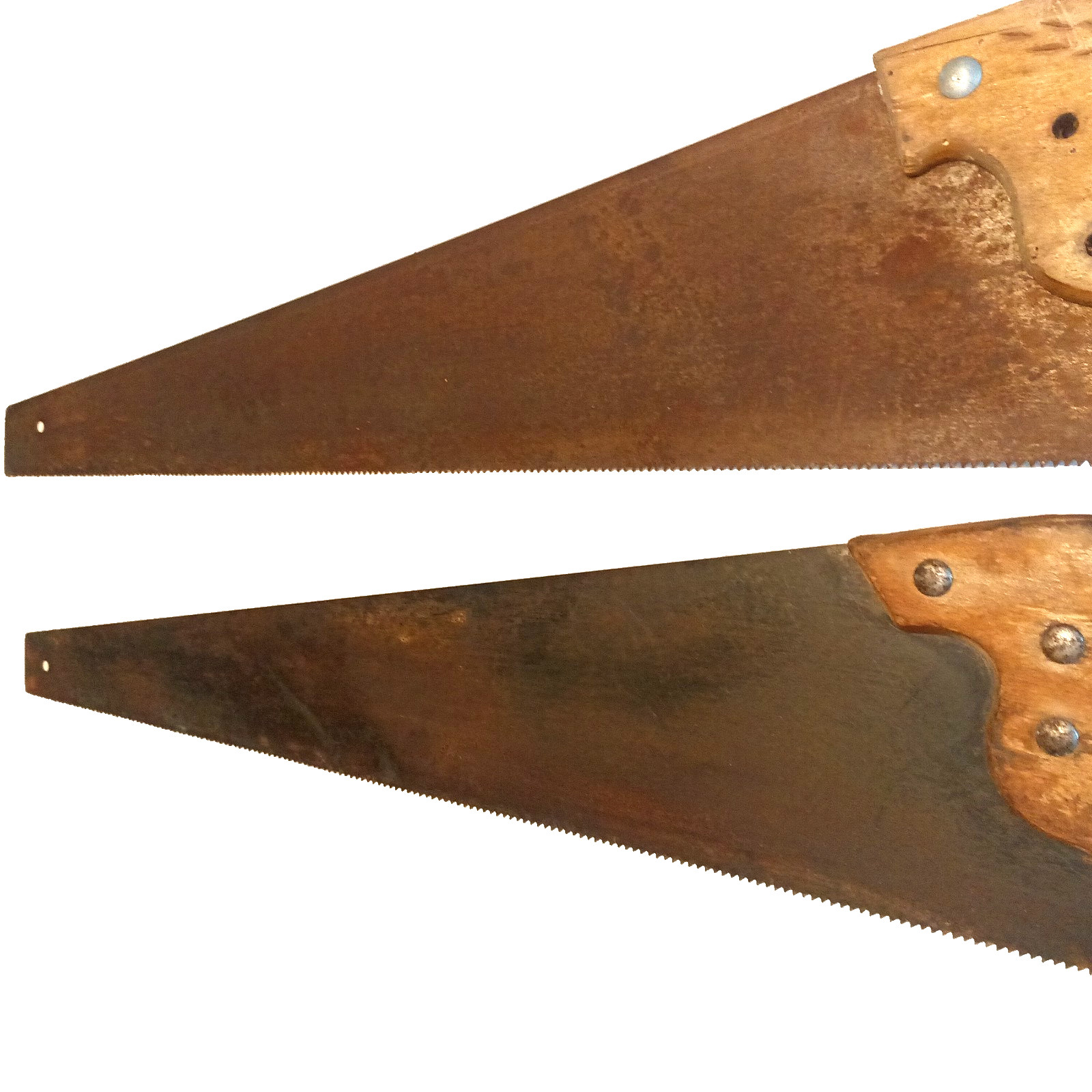 8 Vintage/Antique Hand Saw Lot 26″ + 20″ Wood Handle Carved Wheat & Sea Designs