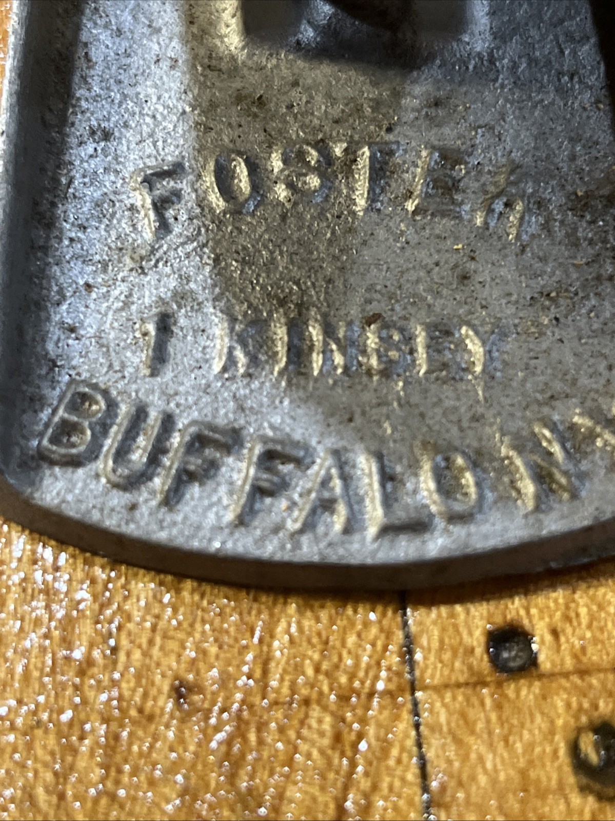 Vintage Foster-Kinsey Aluminum Block Plane, 7 Inches Long, Buffalo, NY. Used.