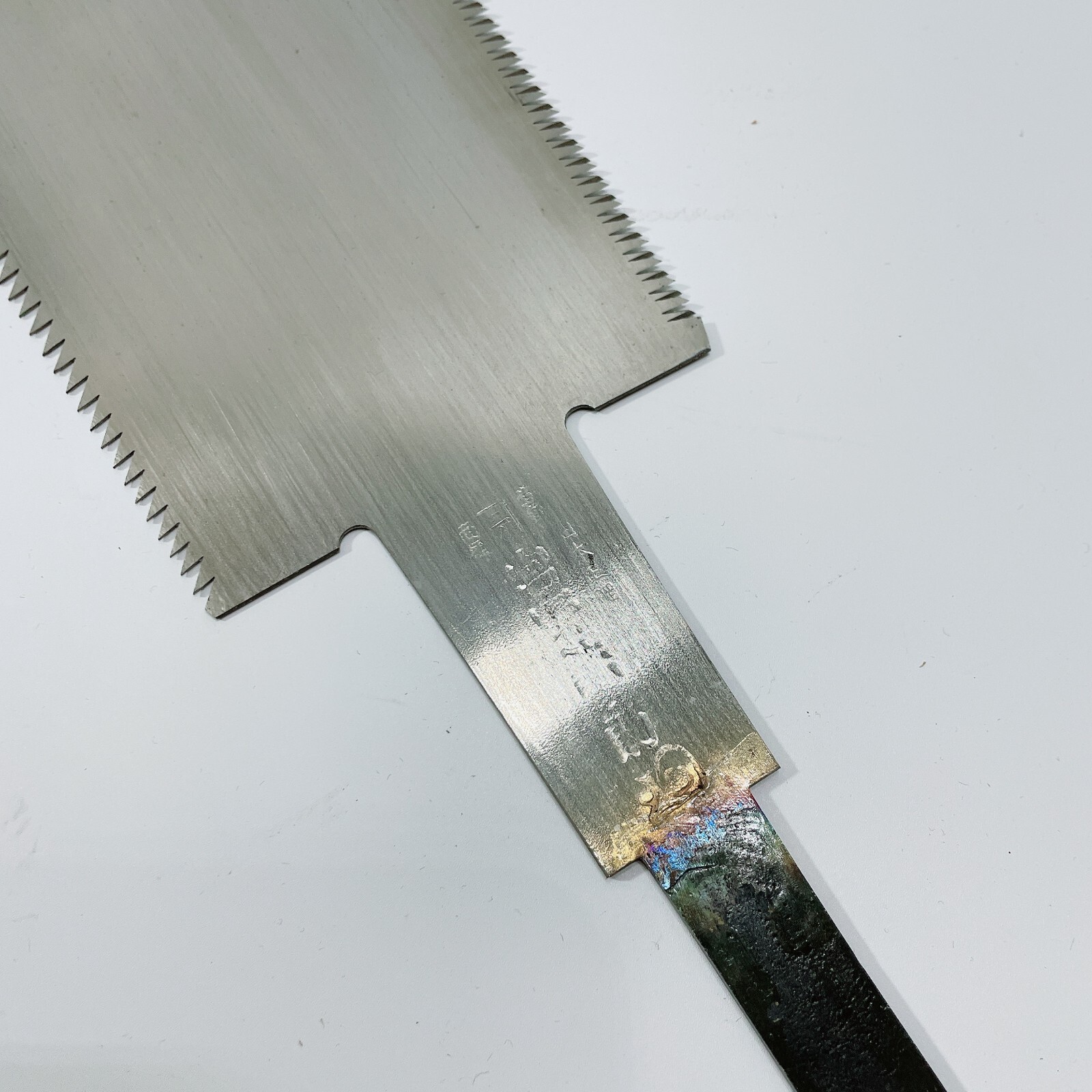 Vintage Japanese Old Hand saw Made by Miyano Carpentry Double edge Antique ST #2