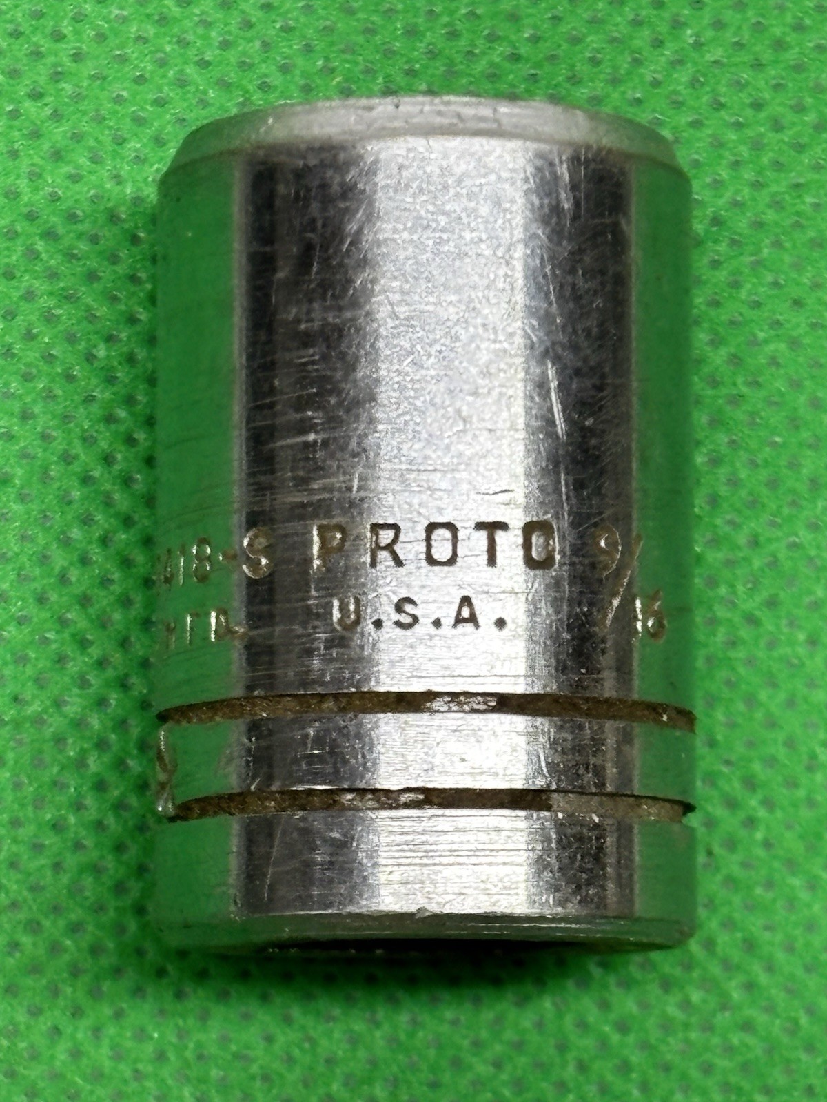 1/2″ Drive x 9/16″ Size PROTO Los Angeles Double Square Socket 5418-S & 8 Pt USA