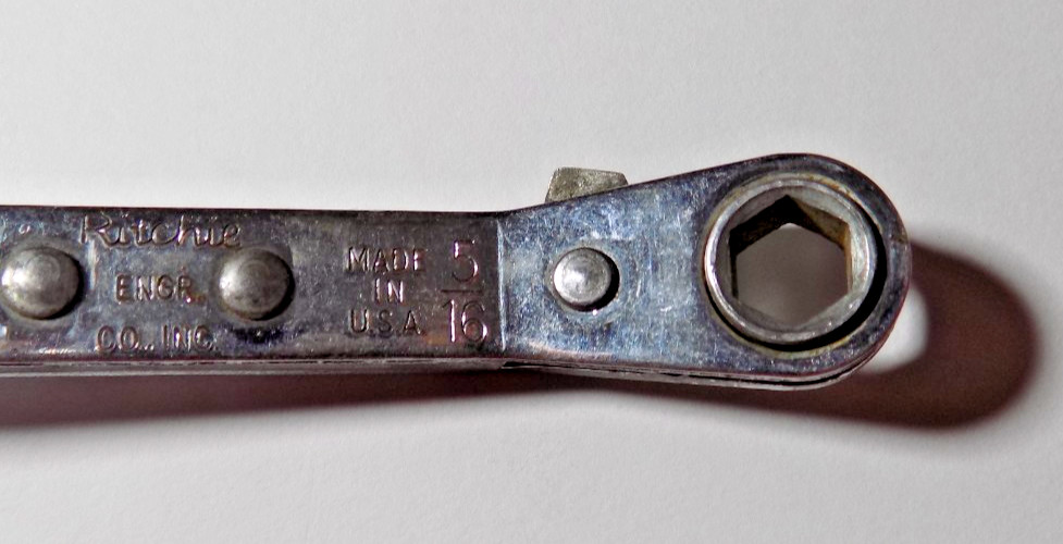 RITCHIE Model 60633 REFRIGERATION WRENCH 1/4″ and 5/16″ Reversible Ratchet