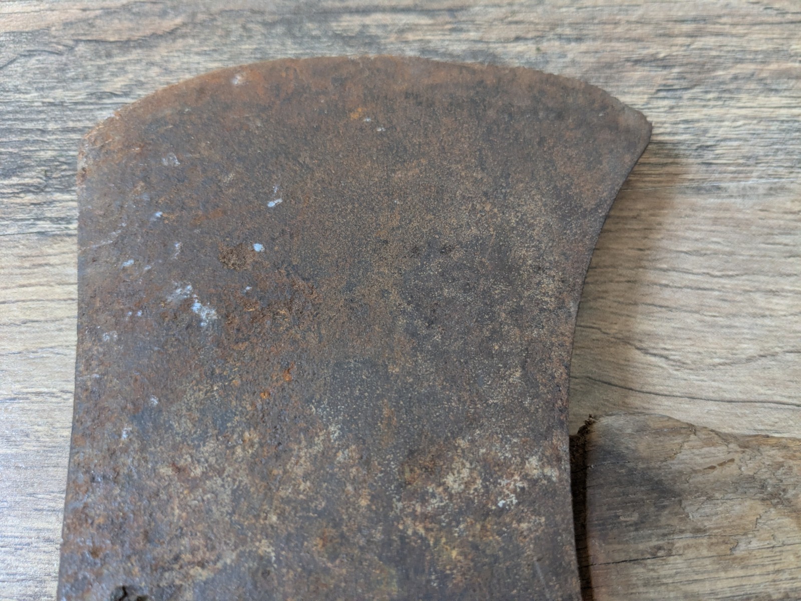 Antique Old Rare 3-1/2 Lb Double Bit Axe Head Only Tool Marked Maine USA