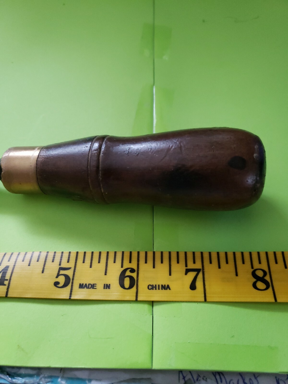 Bucks Bros 1-1/4″ W x 8-5/16″ L Chisel-Nice Handle / Brass Ferrule-LOOK-
