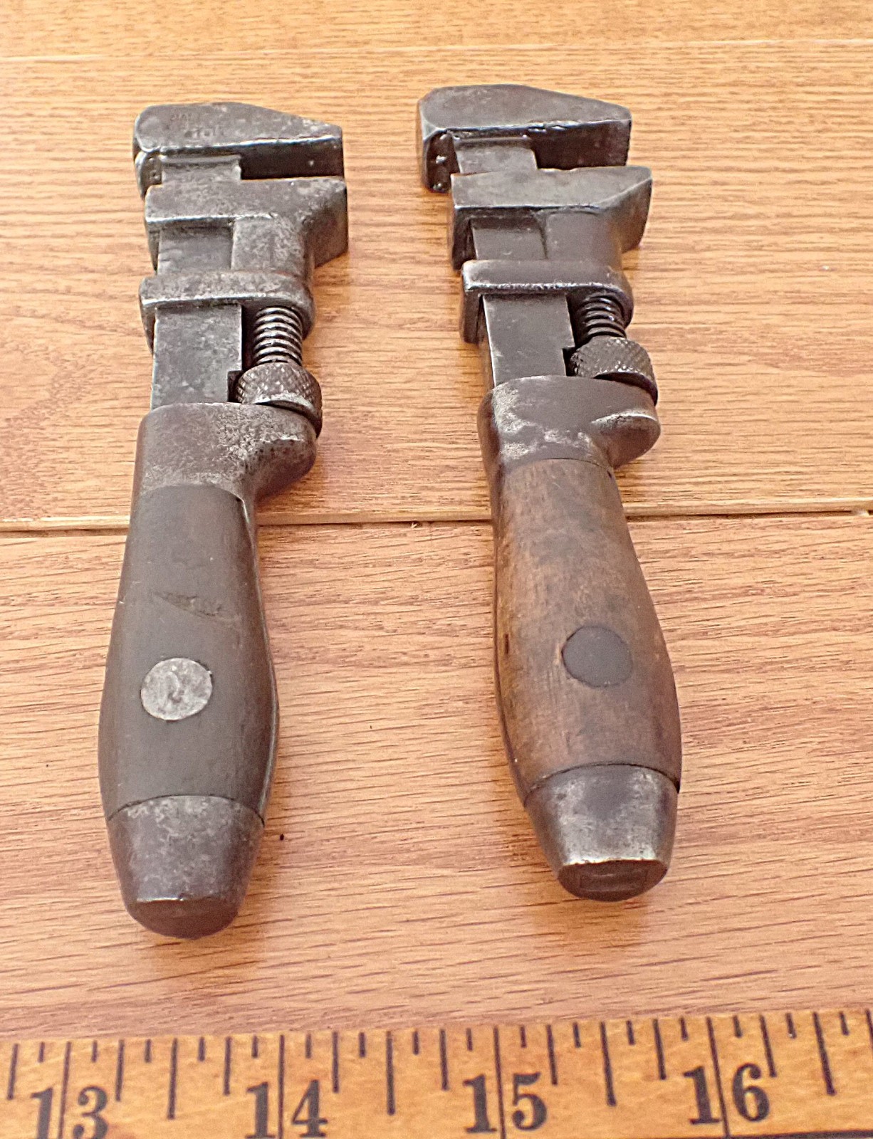 2 Antique⌛ Coes Adjustable Monkey Wrench🛠️Worcester MA 🛠️B