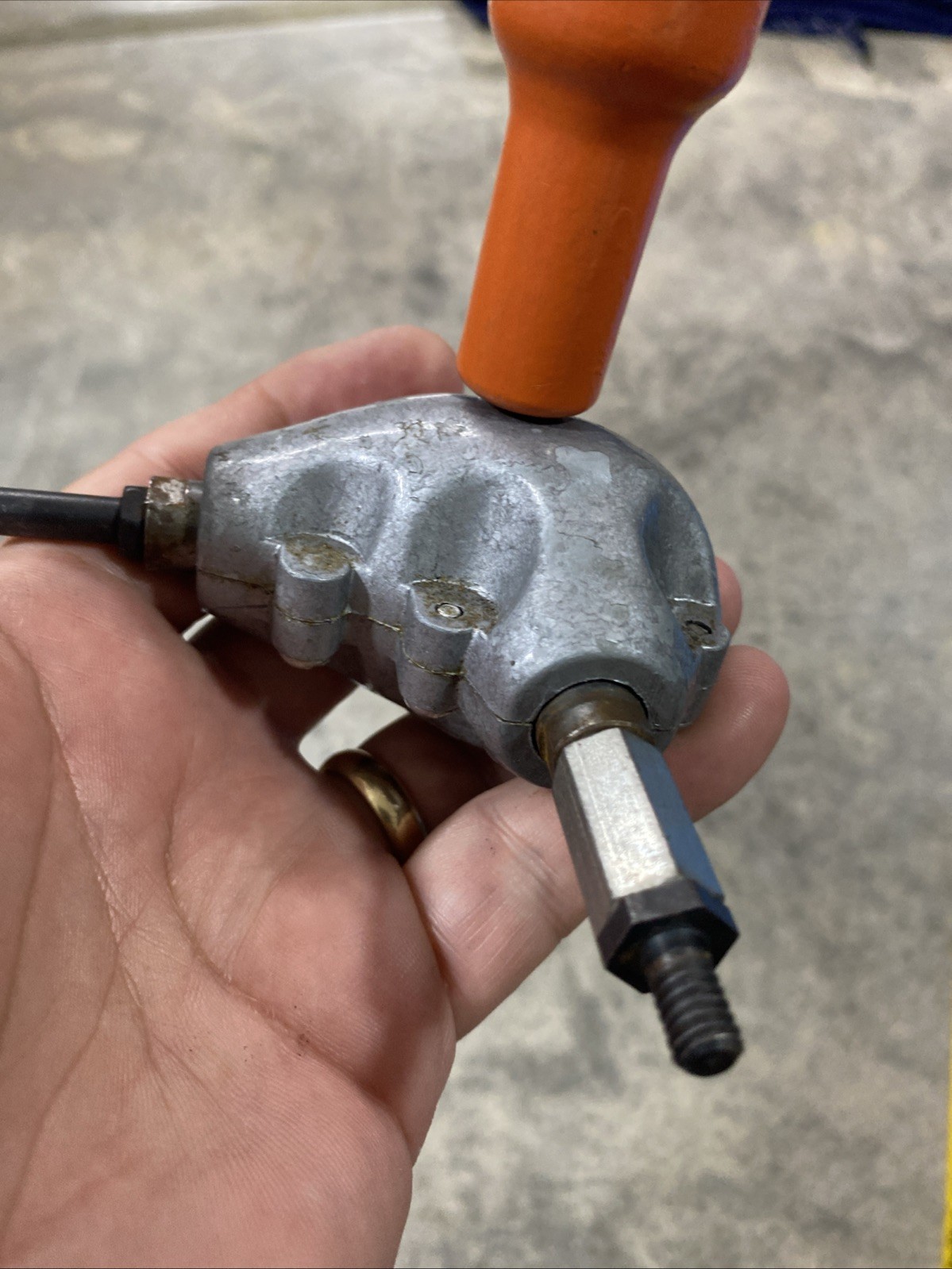 Vintage 2 Speed 90 Degree Drill Adapter Nice Tool