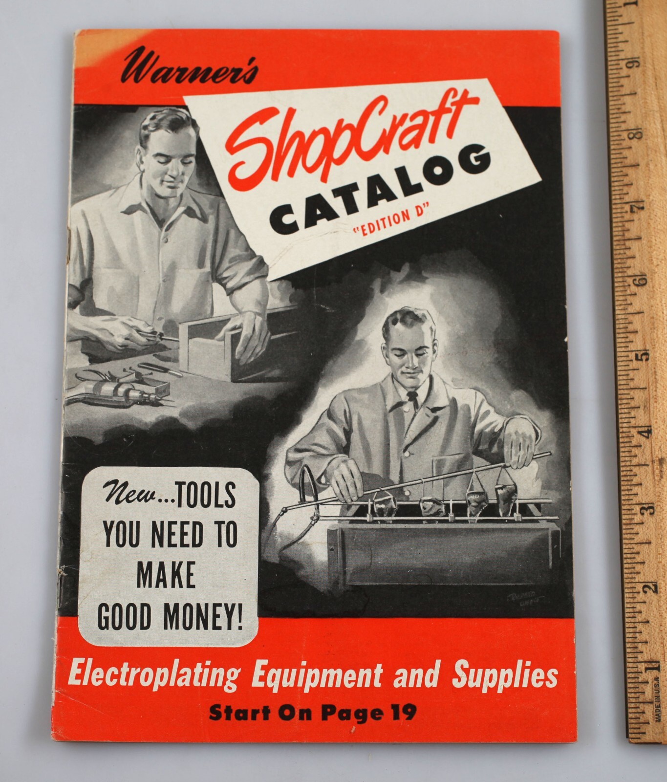 Vintage Warners Shopcraft Electroplating Equipment and Supplies Catalog
