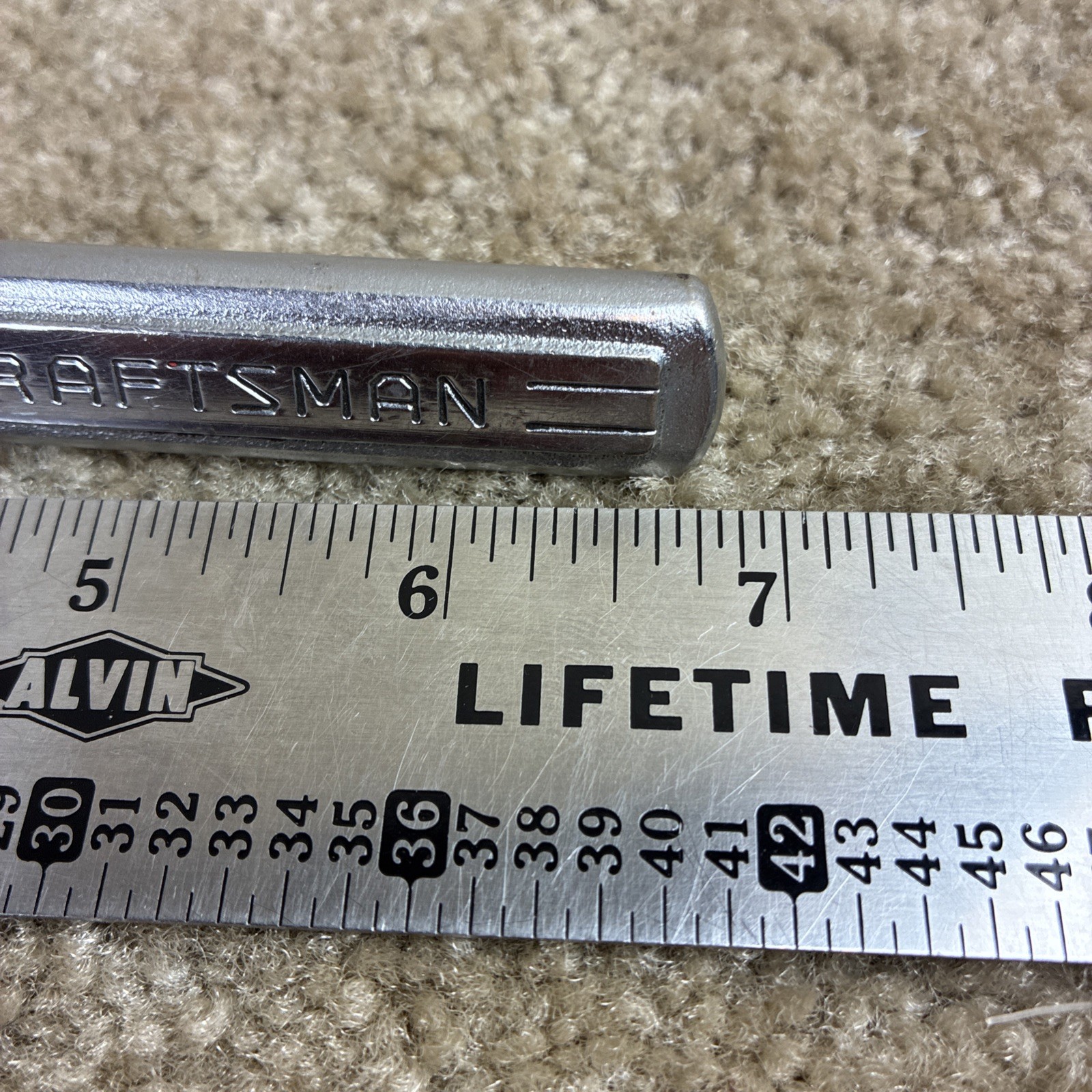 Craftsman Thumbwheel Fine Tooth Ratchet Set 3/8 & 1/2” Drive Good Condition
