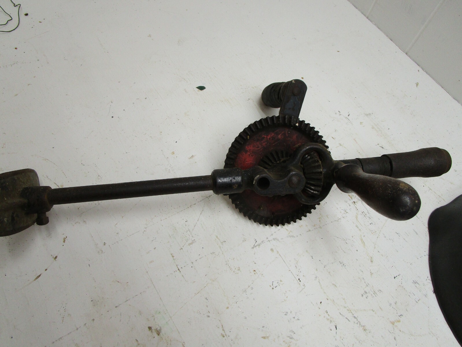 Antique Miller Falls No.19 2 Speed Breast Drill With Red Trinagle Year Mfg 1915
