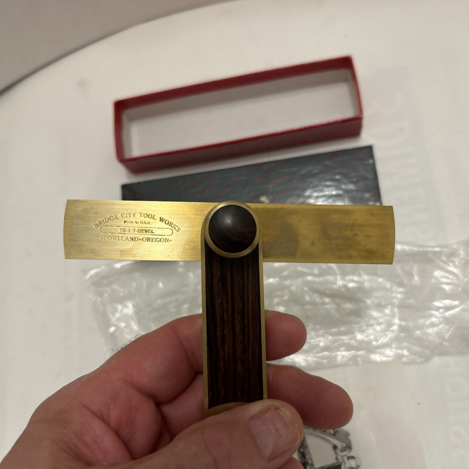 Bridge City Tool Works TB-1, T-Bevel Carpenter’s Square with Box – Portland, OR