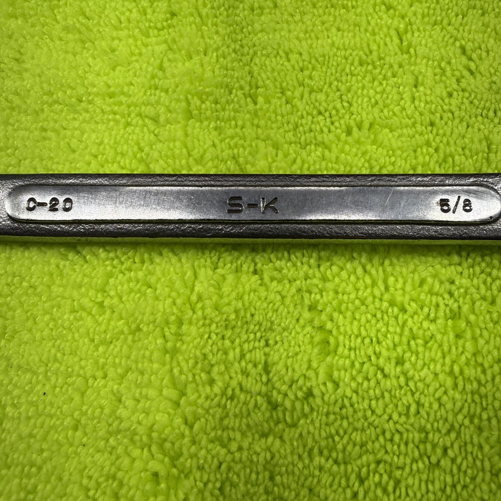 Vintage S-K Tools C-20- 5/8″ Combination Wrench 12-Point USA