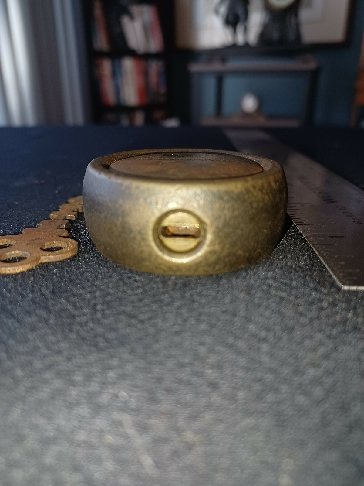 ANTIQUE YALE & TOWNE #324 PADLOCK IN EXCELLENT WORKING CONDITION WITH ORIGINAL K