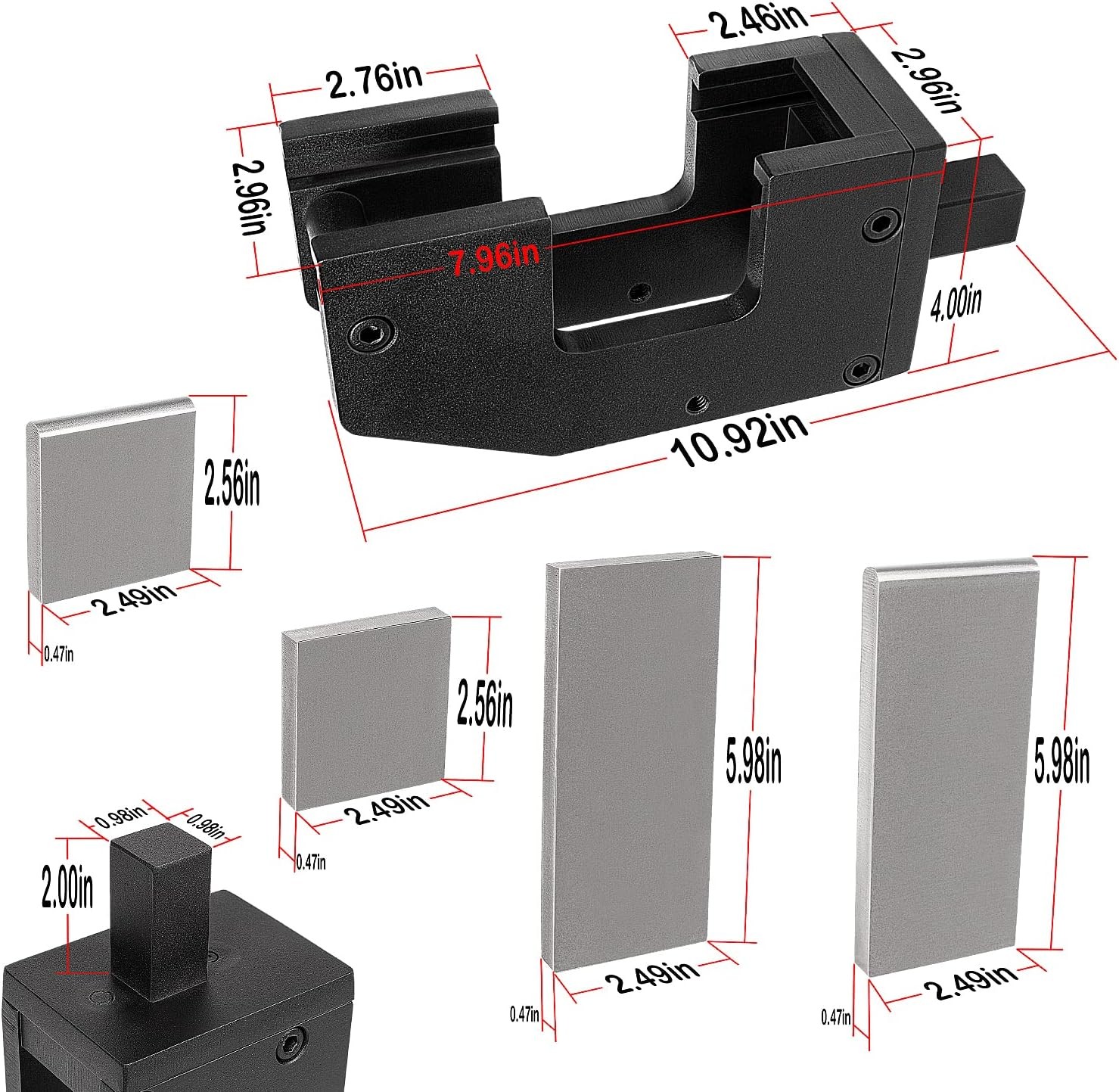 Blacksmith G2 Guillotine Tool Use for Round/Square Shoulders Anvil Metal Working