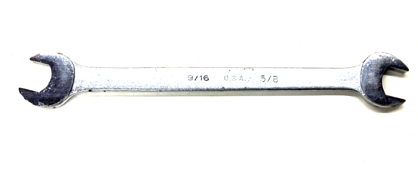 VTG DURO / INDESTRO TOOLS 9/16” x 5/8” THIN PROFILE TAPPET OPEN END WRENCH T2A