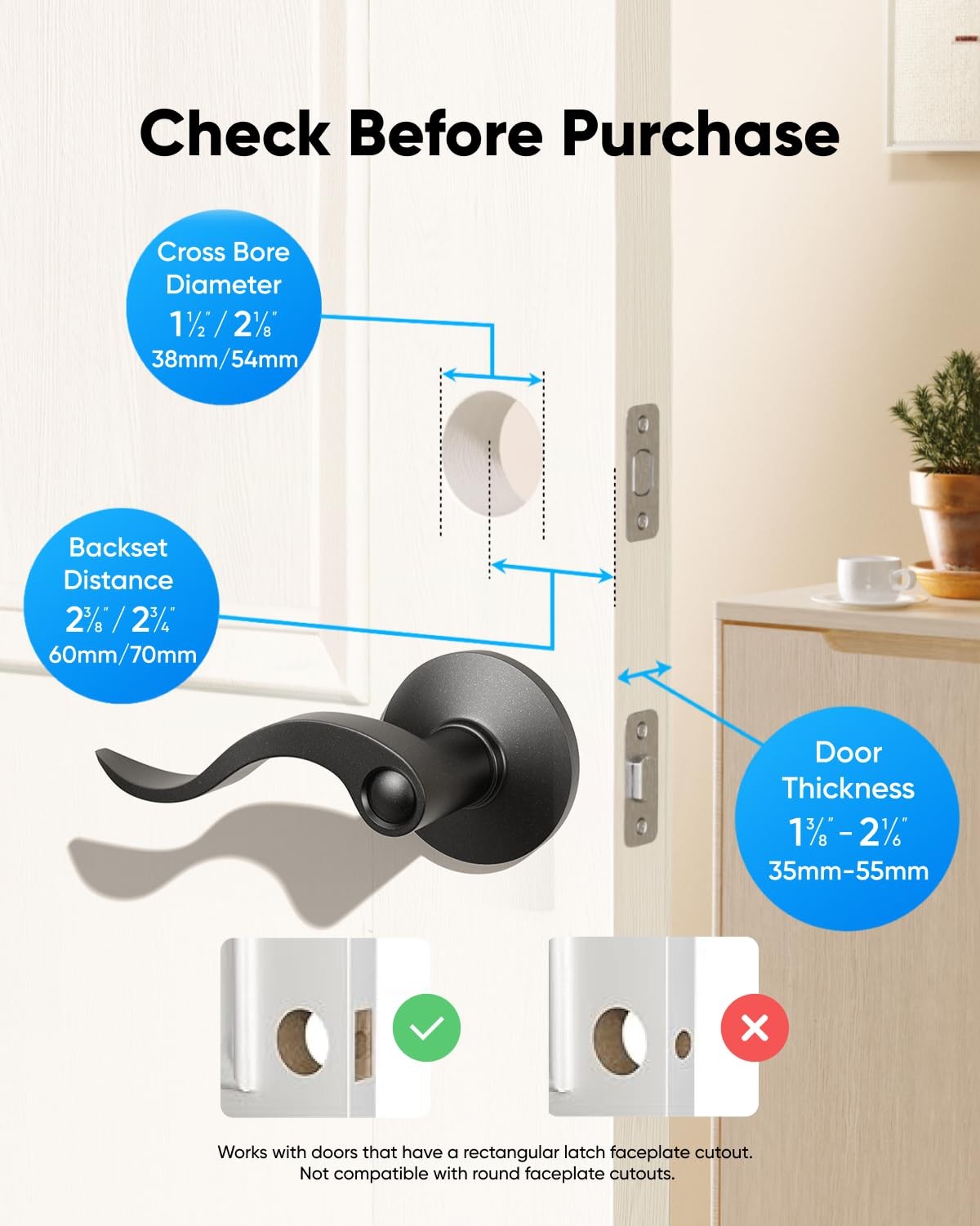 eufy Security Smart Lock C30, Keyless Entry Door Lock, Built-in WiFi Black