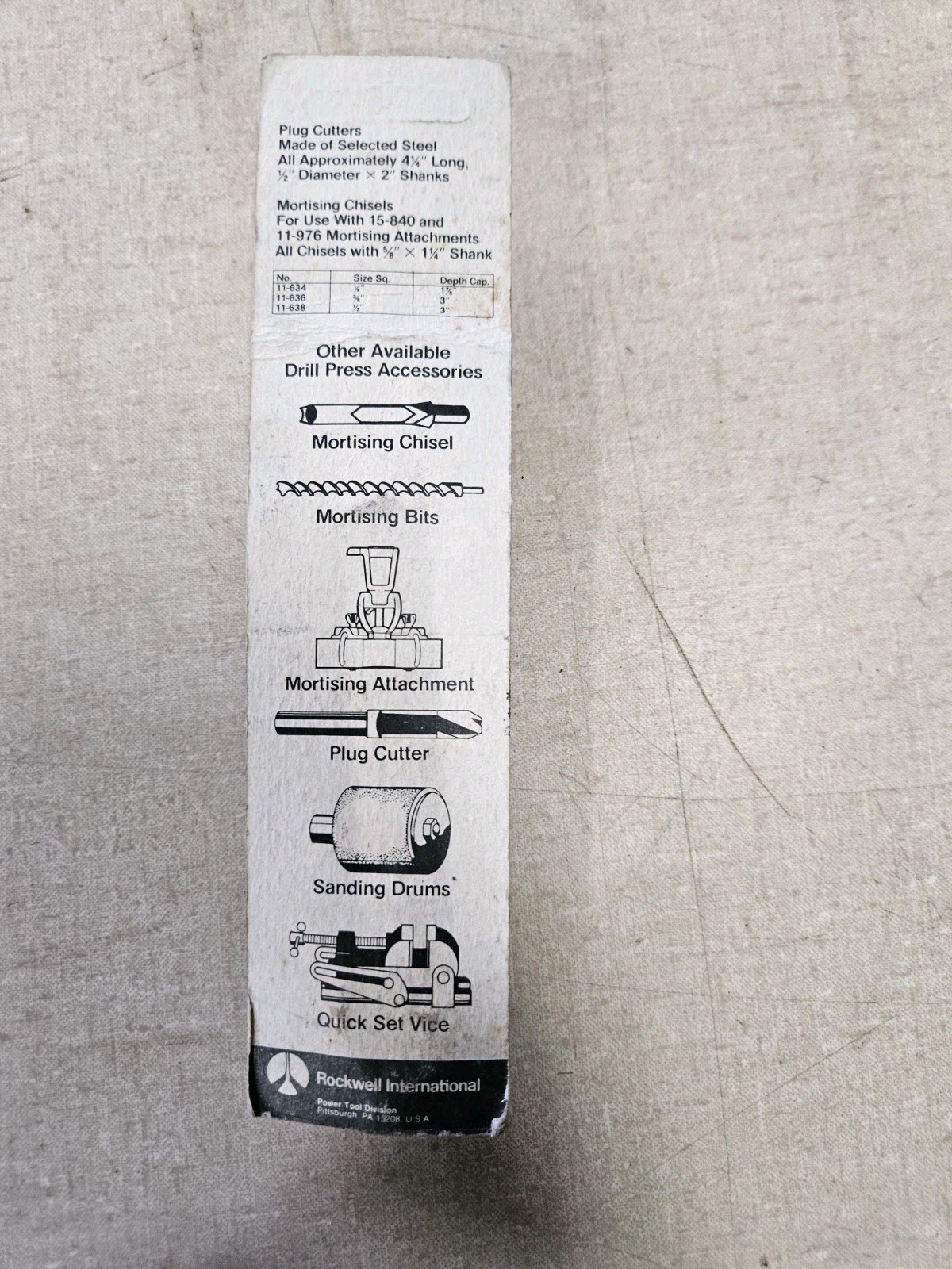 Delta Rockwell 1/2″ Hollow Mortising Chisel 11-638
