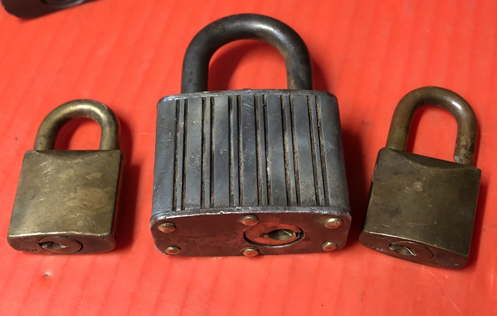 Padlock Lot. *No Keys. Vintage Master Lock USA, CORBIN, YALE, FRAIM, EAGLE,