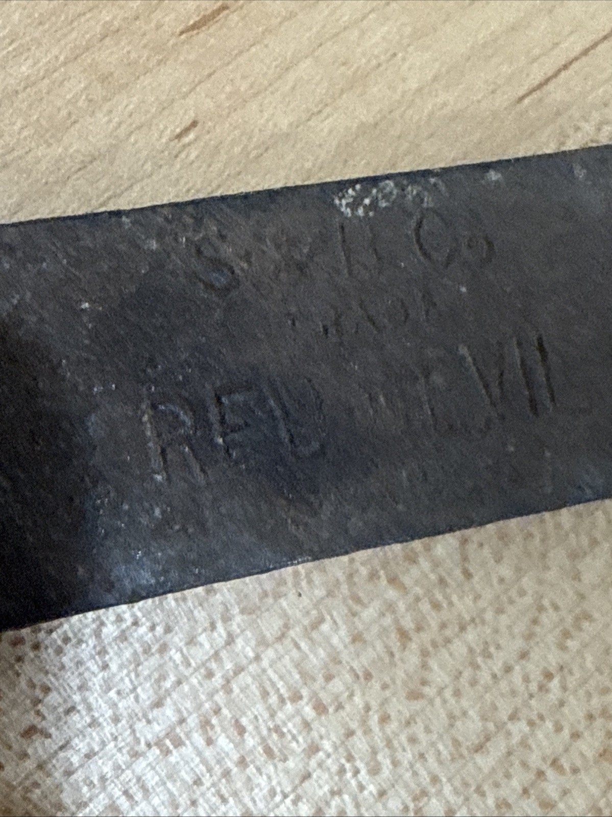 Antique Anvil S&H Red Devil FORGED Antique Slater’s Anvil Slate Roofing Tools