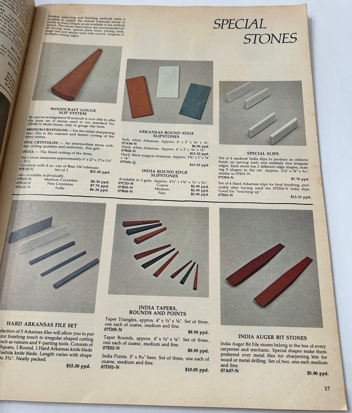 Woodcraft Supply Corp 1976 Catalog Woodworking Tools Woburn MA