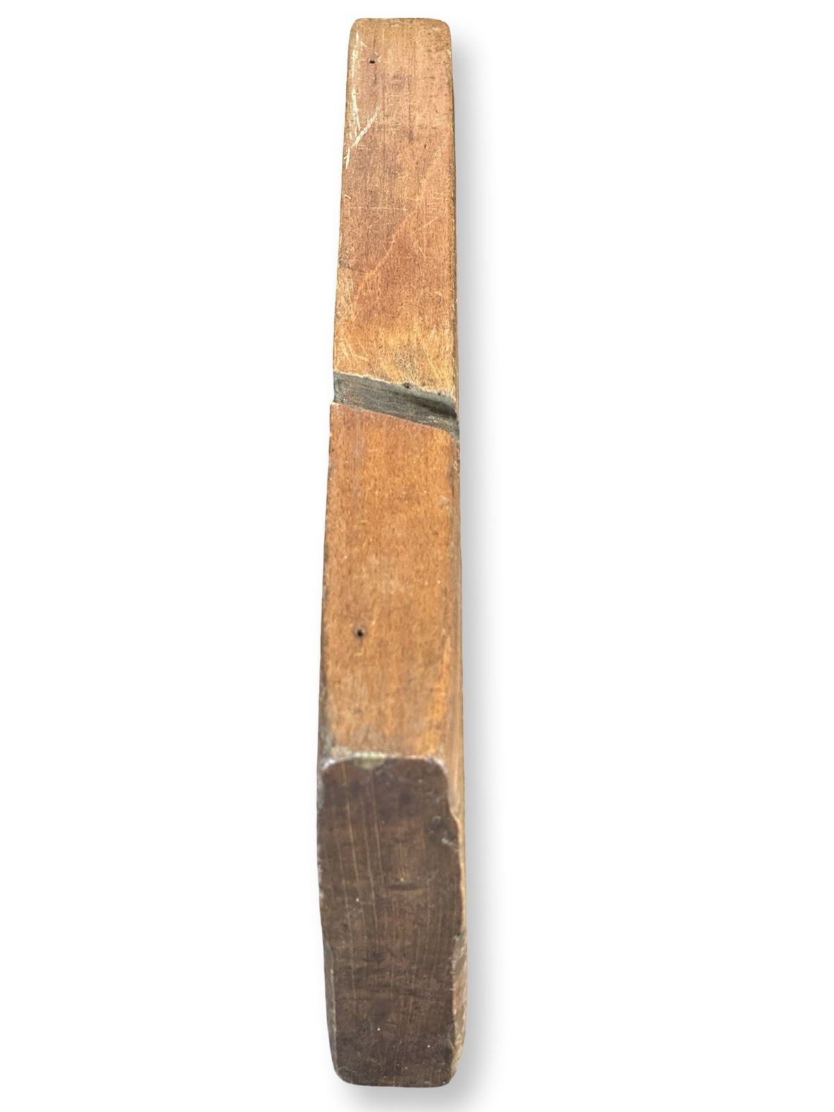 Antique 19th Century Wooden Skew Rabbet Plane Carpenter Woodworking Hand Tool.