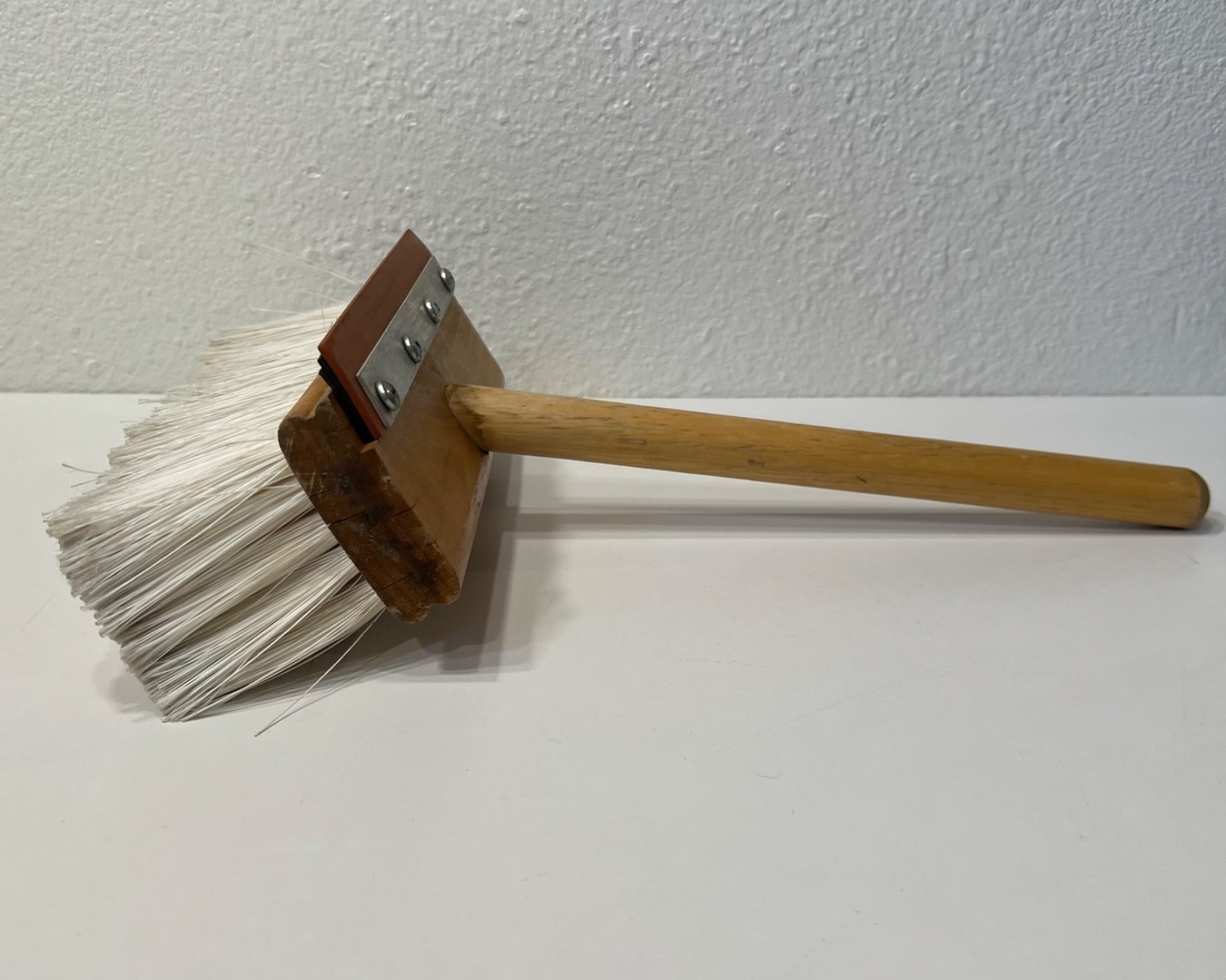 Vintage Industrial Wood Wallpaper Paste Brush Masonry Primitive Farmhouse Decor
