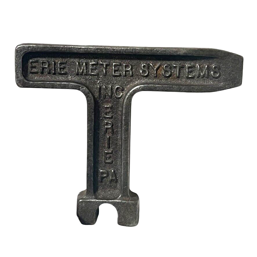 Erie Meter Systems Inc Erie PA B4-523 Key 3-1/8″ Tall x 4″ Wide Vintage